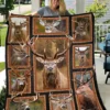 Deer Q2 Fleece Blanket